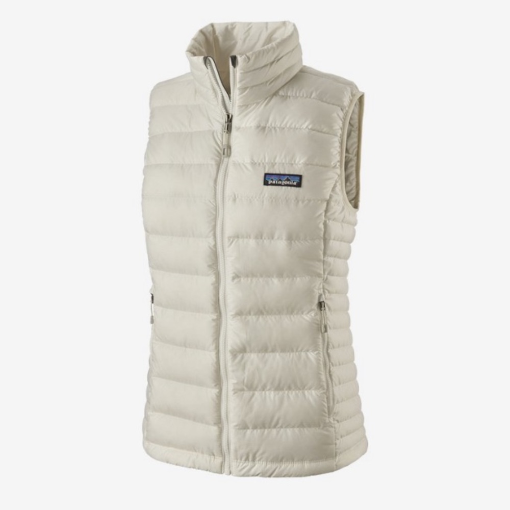 White Patagonia Down Vest Size Small
